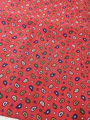 44″ X 2.6yds Small Multicolor Paisley Print Cotton Sewing Craft Quilting Fabric