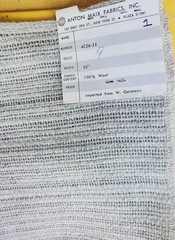 Vintage Anton Maix Inc. 100% Wool Fabric 52″ (4C26-22) Germany