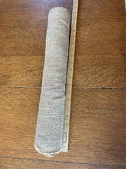 Burlap Jute Fabric Roll Beige Rustic Textured 18” wide x 10 feet Crafts