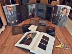2.5m Ermenegildo Zegna Silk rainwear fabric trench coat water repellent Seta100%