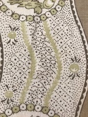 French Toile Striped Cotton Drapery Fabric 8 YDS