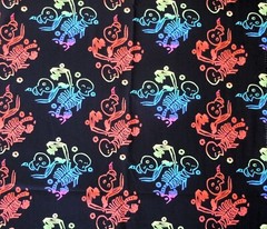 Fabric Westminster Fibers “Skeleton” #HM92 Hallmark Occasions 2009 3 Yard Piece