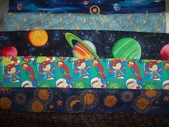 SPACE planet celestial SUN moon Cotton quilt FABRIC U-Pick SEE INFO 1/2 yd BTHY