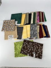 JoAnn Fabrics Quarter Flats Fabric Lot of 33 Cotton 18x 22″ Sewing Mixed