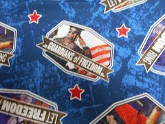 SATURDAY EVENING POST PATRIOTIC TOSS FABRIC By the YARD