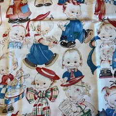 Mabel Lucie Attwell Baby Girl Boy Child Tossed 1.5 Yard Bundle