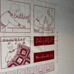 Making A Quilt Moda Quilting Panel Cotton Fabric Craft Material 23″ x 44″ #101