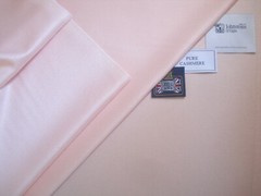 JOHNSTONS OF ELGIN 100% CASHMERE “Mimi Pink” JACKETING/COATING FABRIC = 1.0 m