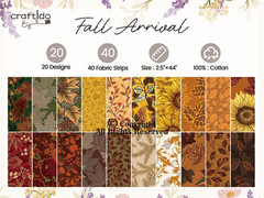 -20 Options-100% Cotton Jelly Roll Fabric Precut Strips for Quilting, Crafting,