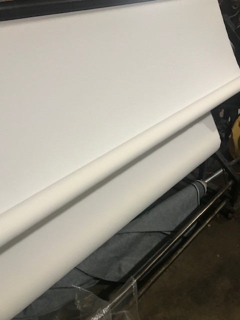 Surlast white 60″ 8oz White Dacron Polyester Uncoated , Untteated. 6,5 Yards