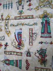 Christmas Hope Joy Peace Angels MMFab Cotton Fabric 1 YARD 56″ WIDE COTTON BLEND