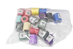 16 Pack Falk Nylon Net Rolls 3in X 40yds Assorted Colors Craft Mesh Tulle USA