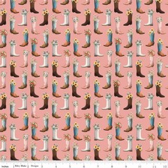 Boots in Pink | Cowgirl | Riley Blake