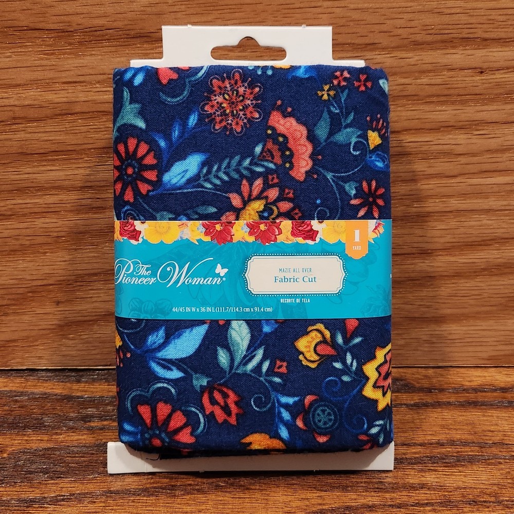 NEW Pioneer Woman Mazie All Over Fabric Cut 1 Yard 100% Cotton 44/45″ W x 36″ L
