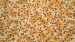 Fabric Red Rooster 2 Pc Leaves of Purple & Russet Berries of Fuchsia Nuts $2.75