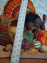 Fabric Traditions Thanksgiving Holiday Harvest Cut & Sew Apron Autumn 36″/48″