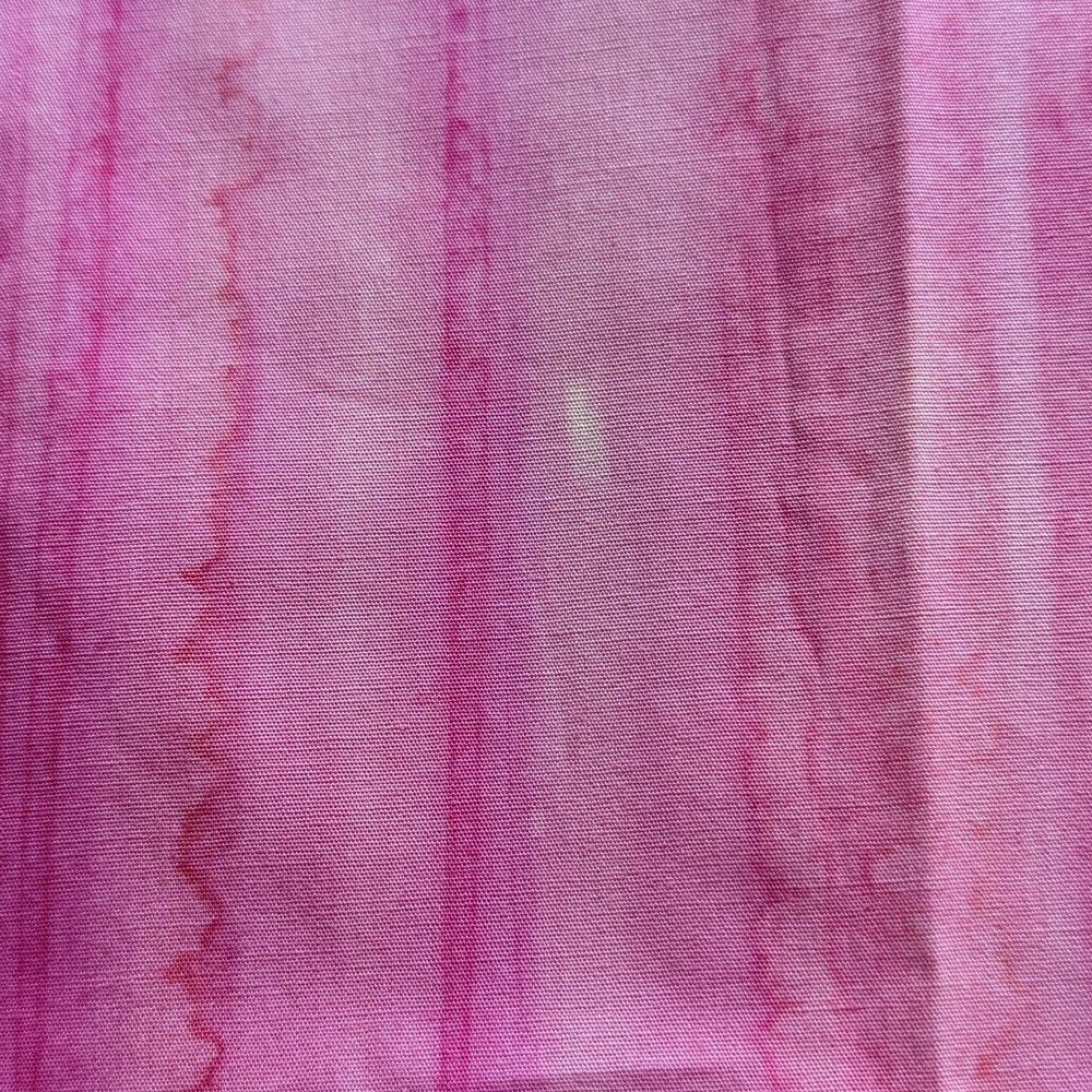 Pink Cream Fabric Polyester Stripes Batiste Looking 2 yds x 35”