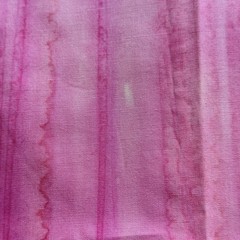 Pink Cream Fabric Polyester Stripes Batiste Looking 2 yds x 35”