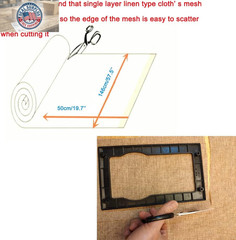 Speaker Grill Cloth Linen Single Layer Speaker Fabric Protective Dustproof Mesh