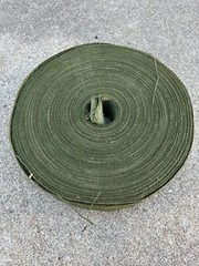 2″ Wide Army Hunting Designer Camouflage Olive Green Burlap Roll, 100 yards