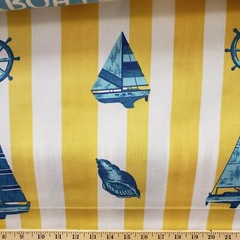 Home Décor Yacht Yellow 54″ Fabric by the Yard