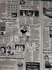 1/2 Yd Quilting News Newspaper Sewing Peace By Piece Cotton Patchwork Print