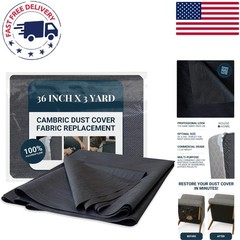 Versatile Black 36-Inch Upholstery Dust Cover – Stretch Fit & Water Resistant