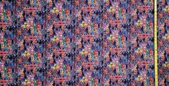 FIVE NIGHTS AT FREDDYS COLLAGE ANIME 1 YARD FABRIC ( 36″ X 58″ ) BRAND NEW