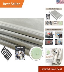 Faraday Fabric 43″ W×236″ LBig 6 Yards Faraday Military Grade Conductive Mate…