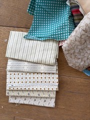 Vintage Cotton Fabric Scraps For Crumb Quilts & Crafts Junk Journal 5 Pounds LOT
