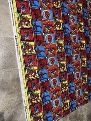 Marvel Spider-Man License Precut 100% Cotton Fabric 1 Yard