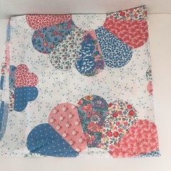 One Yard 36”x44” Cranston VIP Cheater Quilt Fabric Floral Pastel Pink Blue Craft