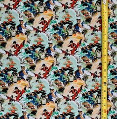 LAST AIRBENDER AVATAR COLLAGE V1 ANIME 1 YARD FABRIC ( 36″ X 58″ ) BRAND NEW