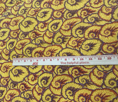 Kaffe Fassett Collective Curlique Ochre Cotton Fabric Philip Jacobs BTHY #60