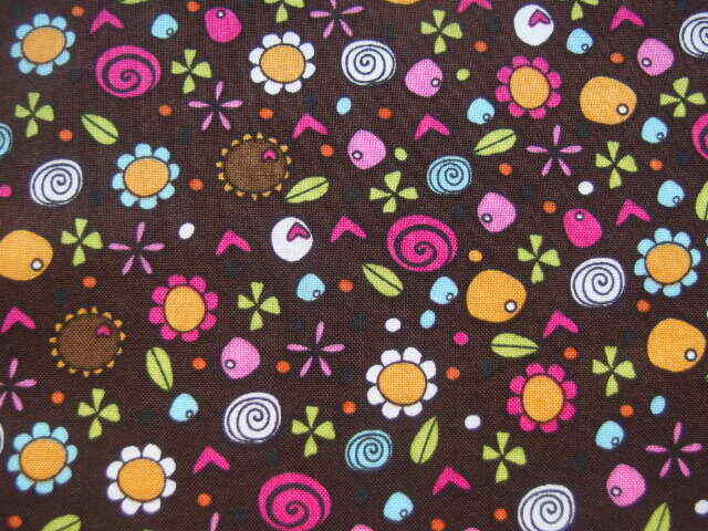 Fabric FLOWER COTTON JO ANN 43″x 37″ BTY no:365