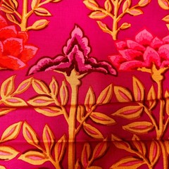 “Mughul” By Kaffe Fasset, For Roan Fabics PGP-161, Pink