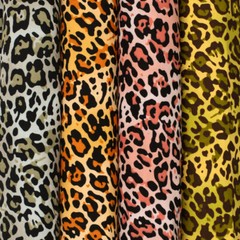 Cheetah Print Fabric 100% Cotton Animal Spots 58/60″ Wide Sold BTY