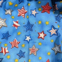 Patriotic Stars Blue Cotton Americana Sewing Quilting 44″ Wide – 5 Yards