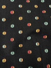 Black Variegated Dots Cotton Fabric 4 Yards 42″ Wide Studio E Martha Walker 2167