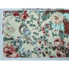Waverly Draper Chintz Floral Fabric 3/4 Yard 27×54 Polished Upholstery Cottage