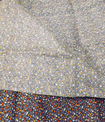 Fabric Remnant Floral Blue 3 Yards 44 Wide Cotton Tiny Print