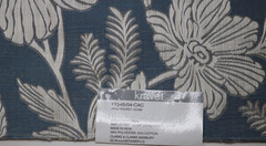 Kravet Clarke Clarke Fabric Remnant 26″x26″ Pattern “Hollyhurst” Color Denim