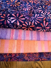 6 yards x 44″. Anthology Batik Fabrics.