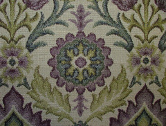 Arts And Crafts Grape Woven Jacquard Fabric Curtain Upholstery Cushion Multi Use