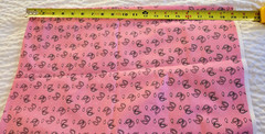 Pink Double Horseshoe Western Fabric Wild Wild West Paisley 70″x40″ Cotton Quilt