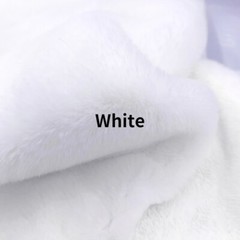 Solid Faux Rabbit Fur Fabric Plush Thick Fluffy Furry Cloth for Sewing By Meter