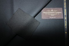 100% MERINO WOOL SUITING FABRIC in “Polynesian Blue” = MADE IN ENGLAND = 3.4 m.
