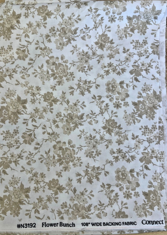 FLOWER BUNCH 108 X 78 BACKING FABRIC BY CONNECTING THREADS