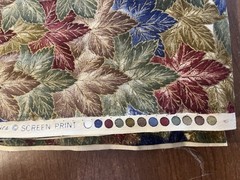 “Windsor Collection” By Hoffman International – 49” X 43” Piece – Fall Leaves