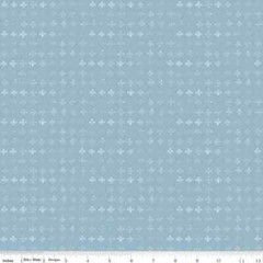 Blue Escape Coastal Cotton Romance Quilt Kit Backing Free Pattern 74″x87″